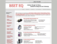 Tablet Screenshot of bsetplasmas.com